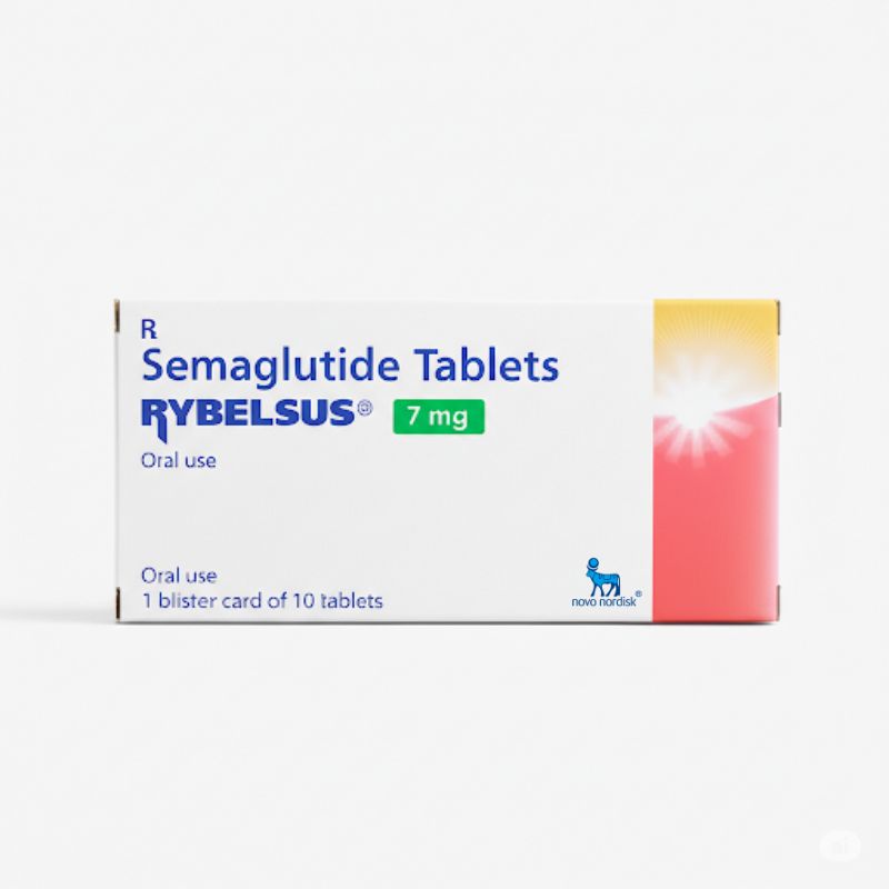 Rybelsus 7mg Semaglutide tablets box for diabetes and weight loss treatment in India