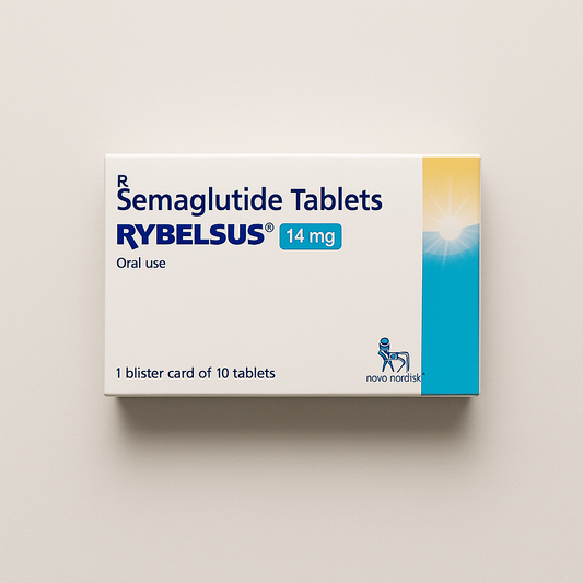 Rybelsus 14mg Semaglutide tablets box for advanced diabetes and weight loss treatment in India
